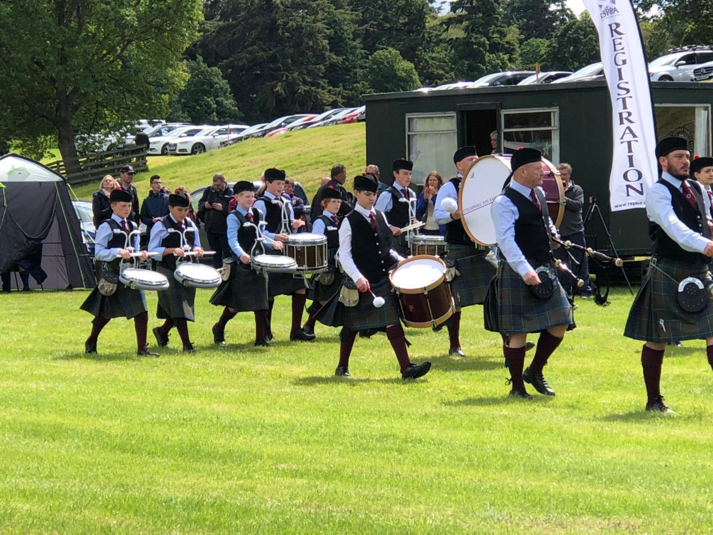 Stockbridge Pipe Band - Glamis Castle - June 2019